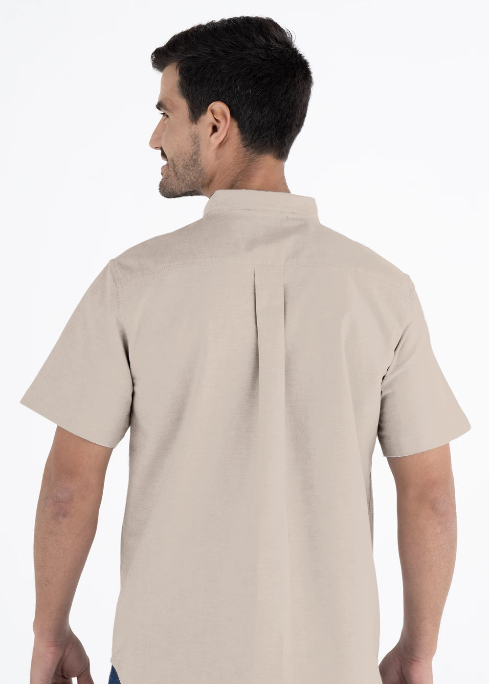 Camisa Hombre Manga Corta Oxford