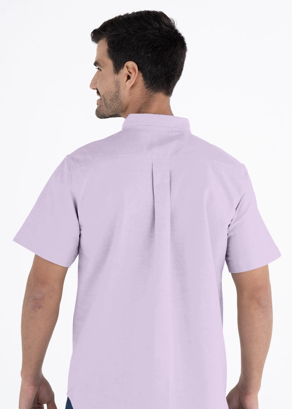 Camisa Hombre Manga Corta Oxford