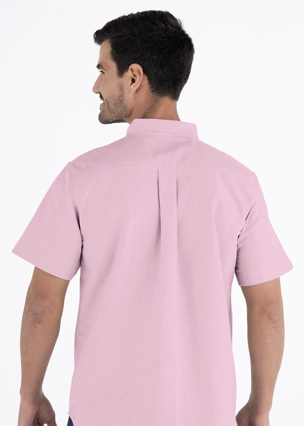Camisa Hombre Manga Corta Oxford
