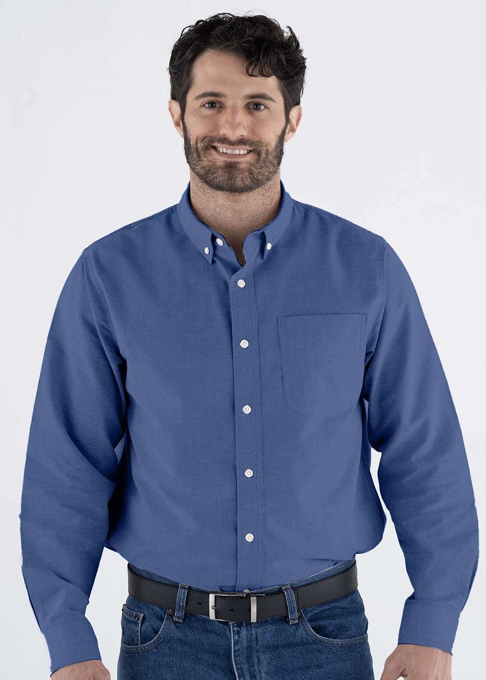 Camisa Hombre Manga Larga Oxford