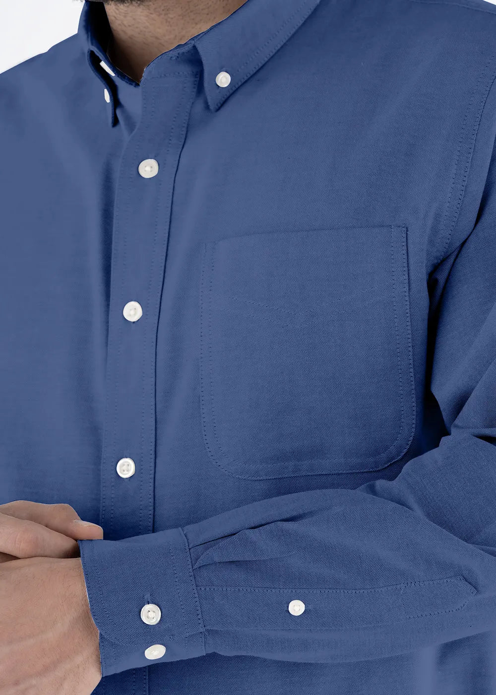 Camisa Hombre Manga Larga Oxford
