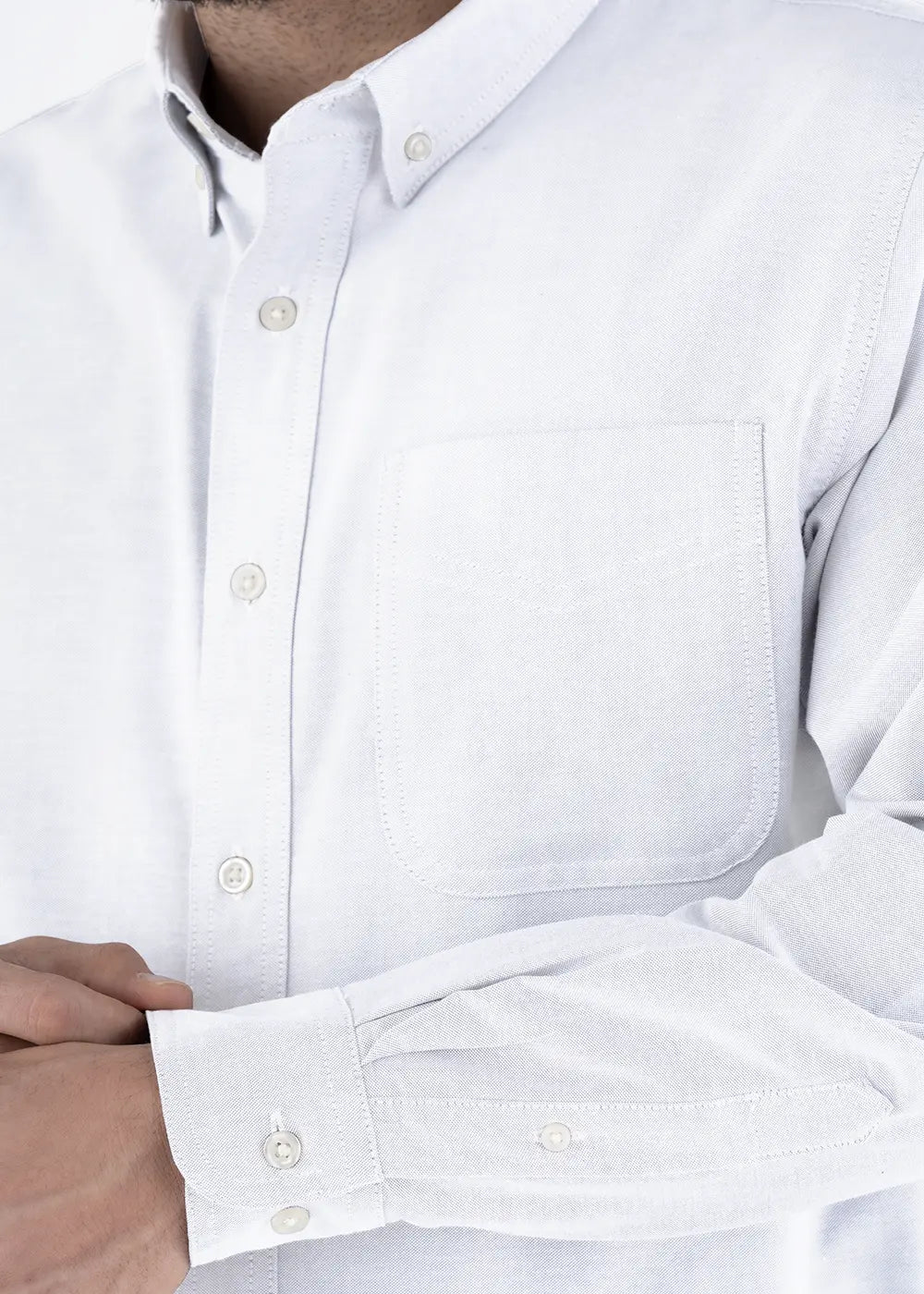 Camisa Hombre Manga Larga Oxford