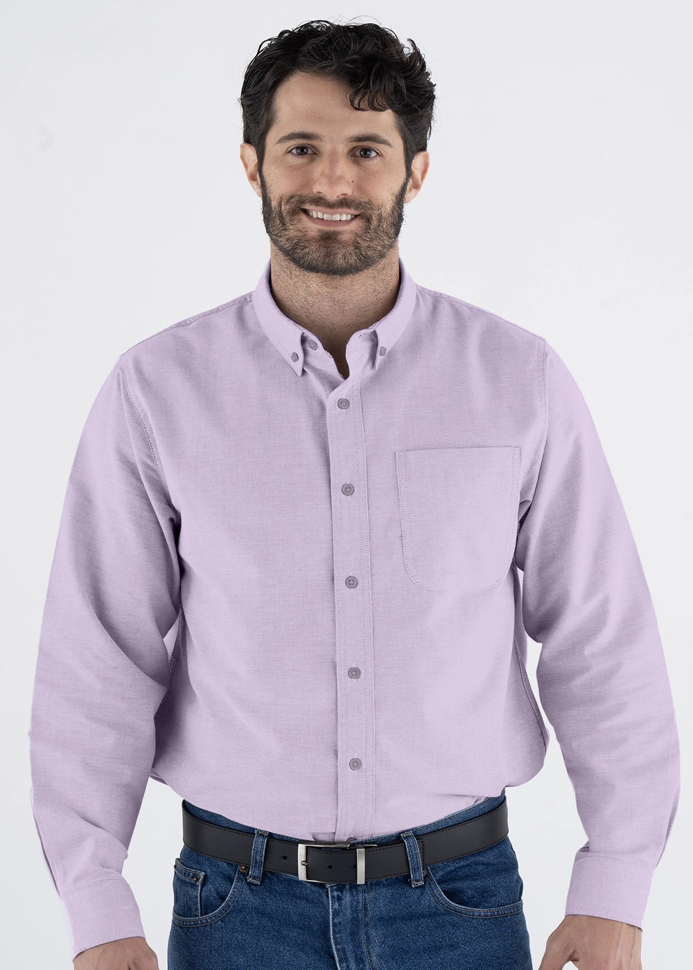 Camisa Hombre Manga Larga Oxford