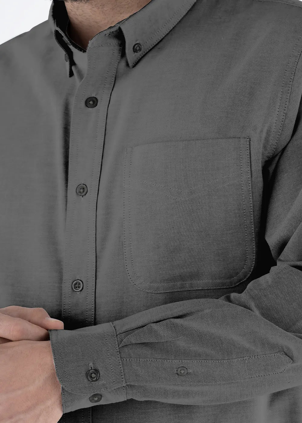 Camisa Hombre Manga Larga Oxford