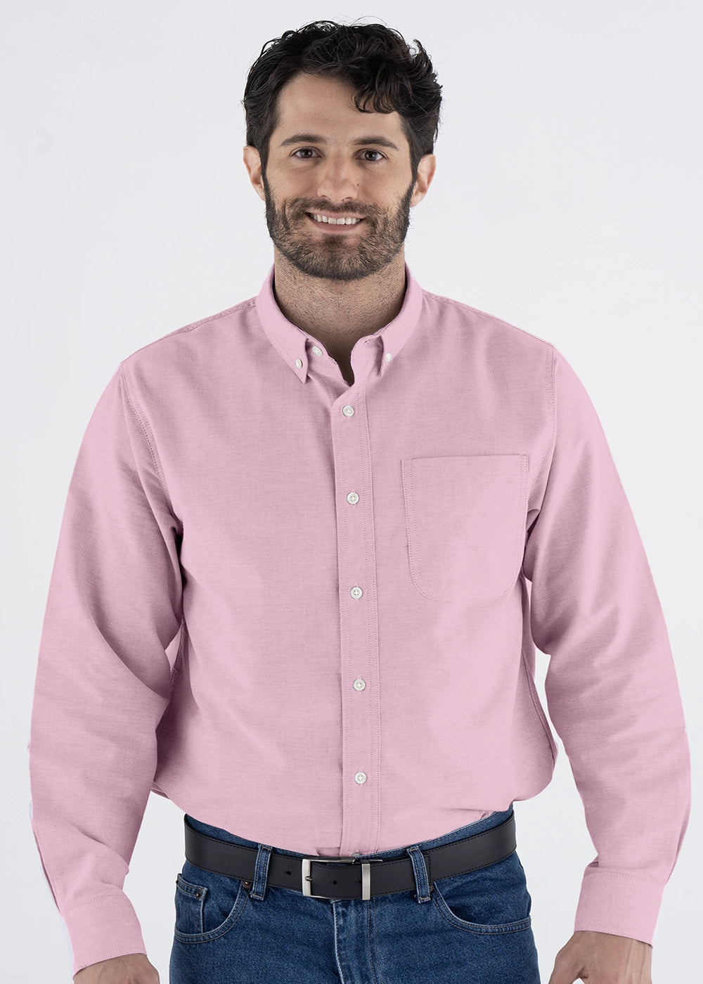 Camisa Hombre Manga Larga Oxford