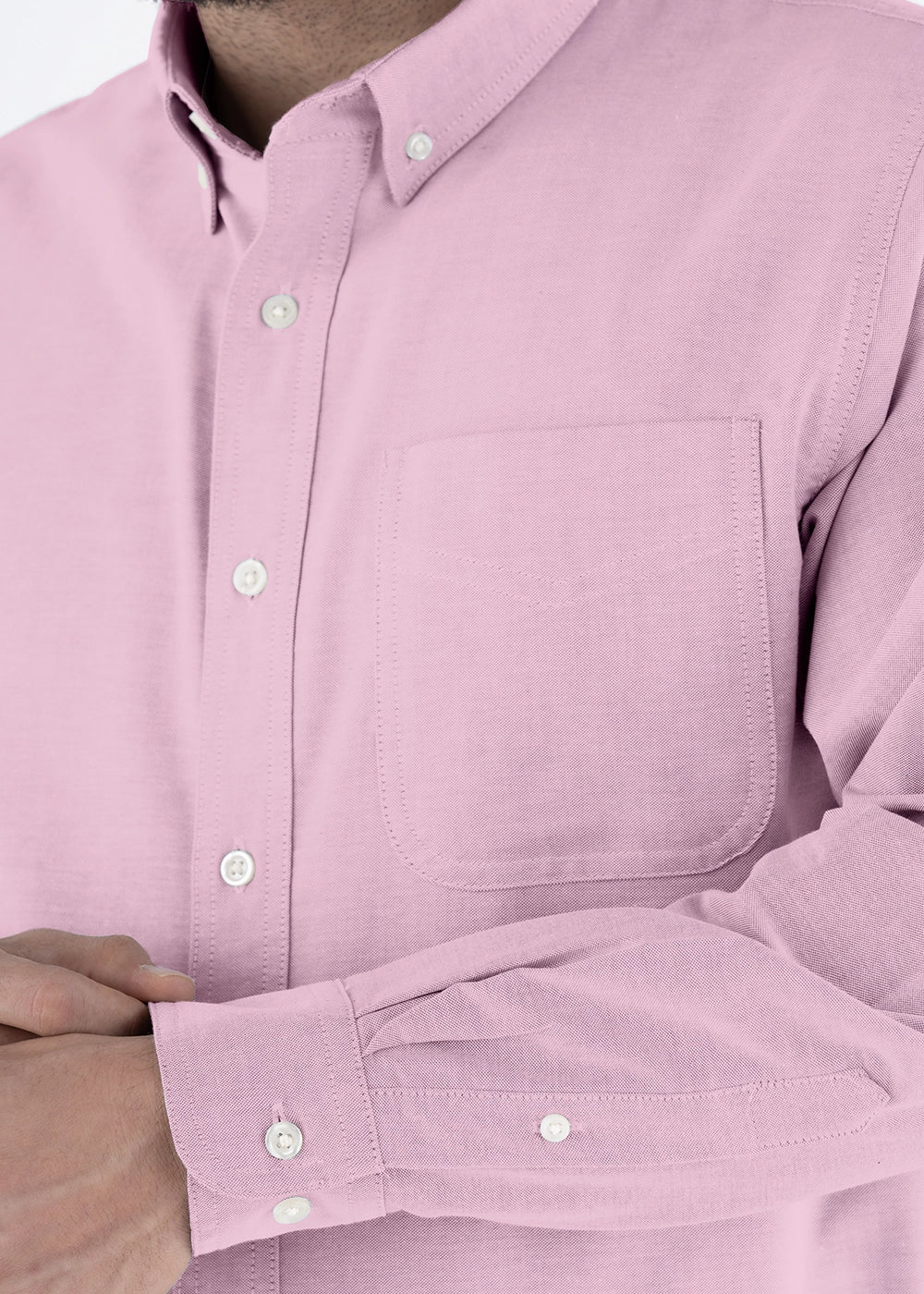Camisa Hombre Manga Larga Oxford