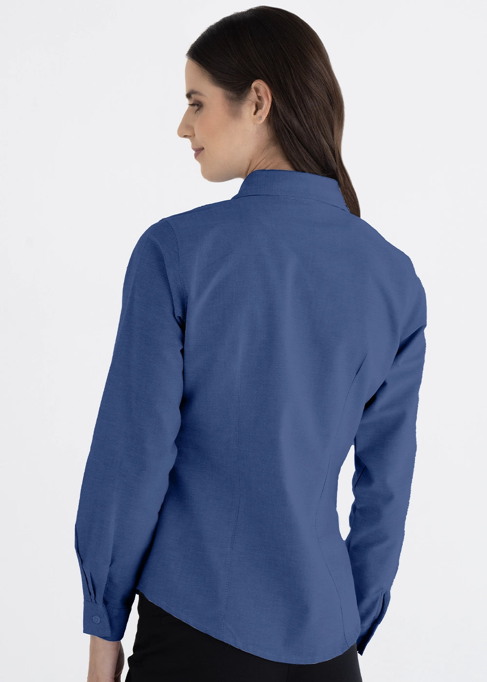 Blusa Mujer Manga Larga Oxford