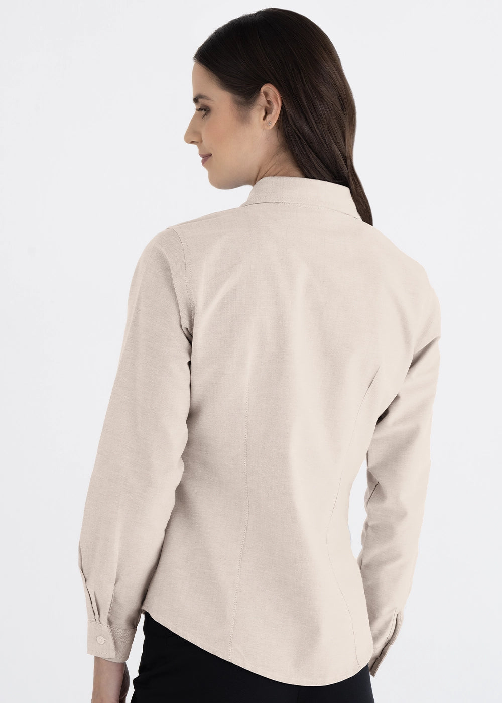 Blusa Mujer Manga Larga Oxford