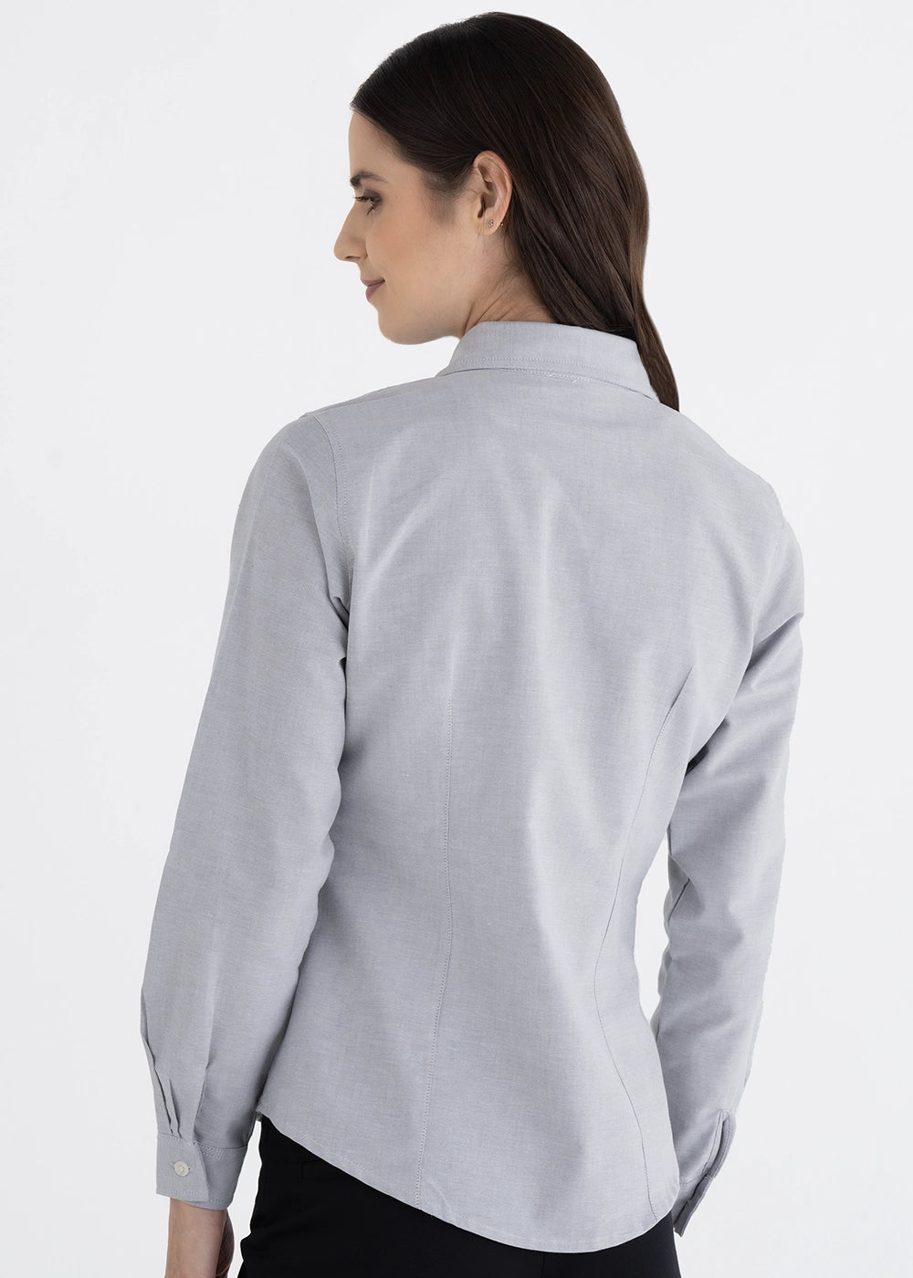 Blusa Mujer Manga Larga Oxford