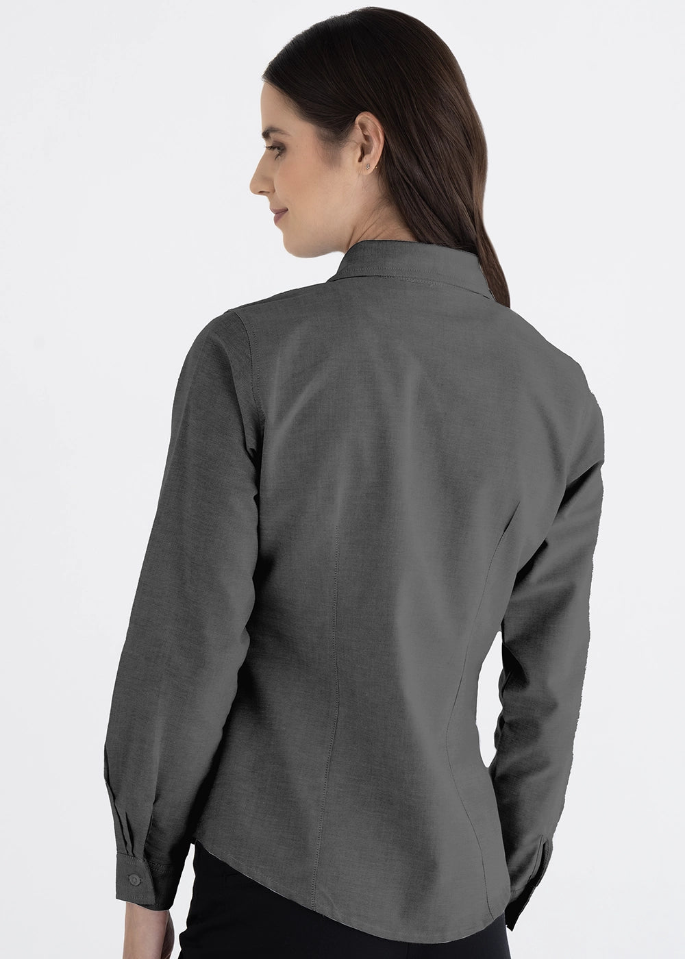 Blusa Mujer Manga Larga Oxford