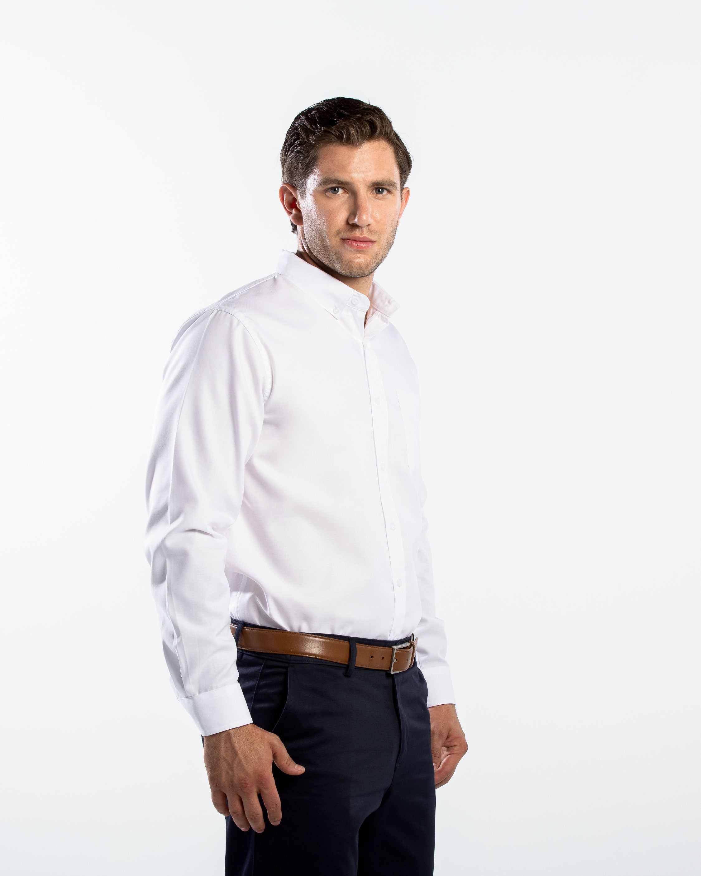 Camisa Hombre Manga Larga Pima
