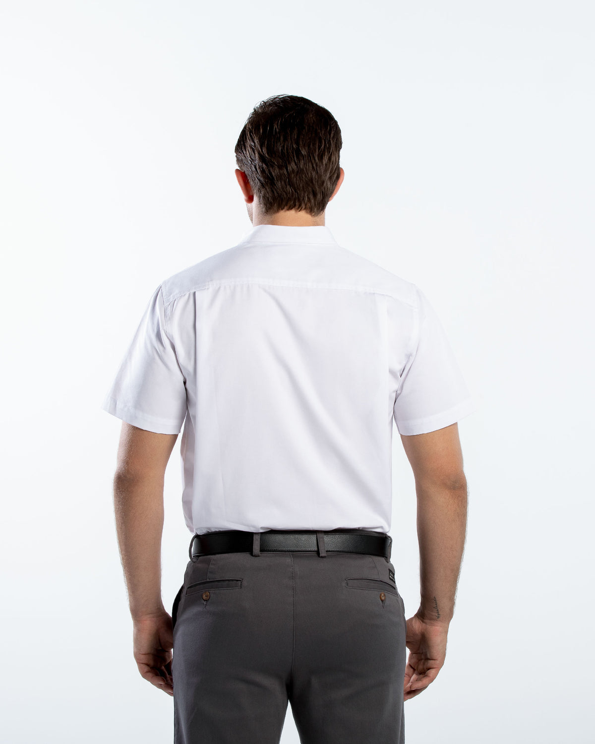 Camisa Hombre Manga Corta Polycotton