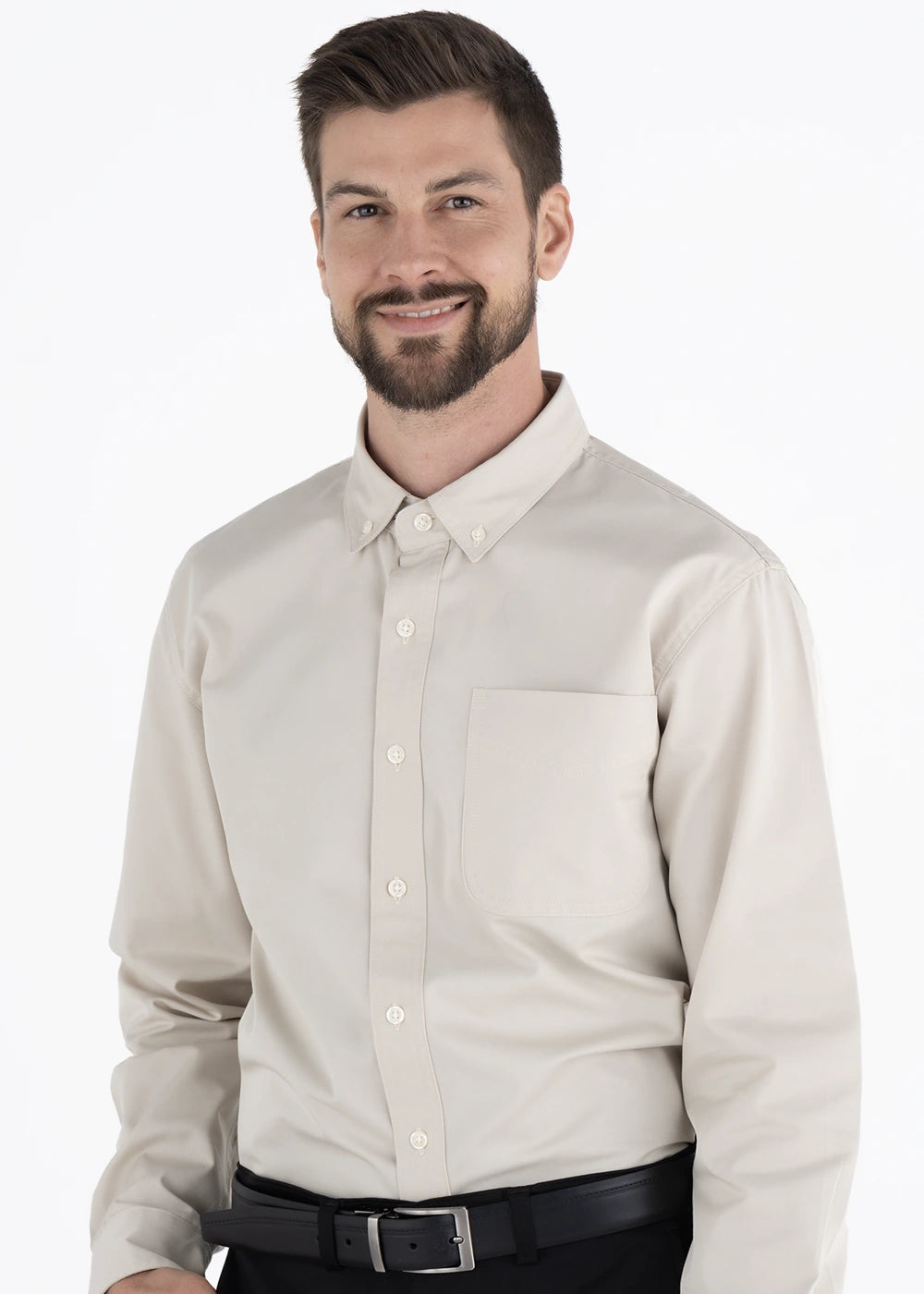 Camisa Hombre Manga Larga Polycotton