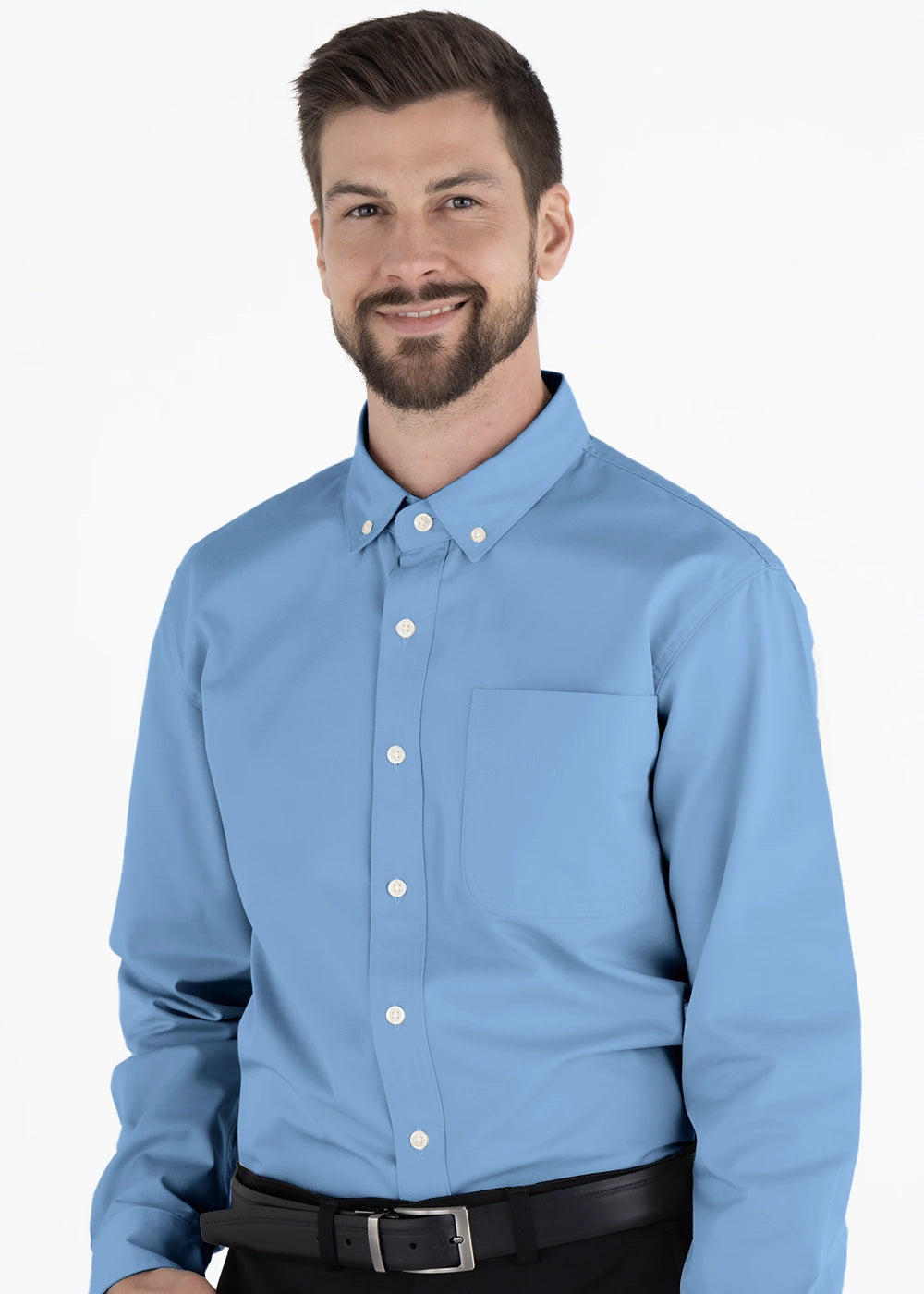 Camisa Hombre Manga Larga Polycotton
