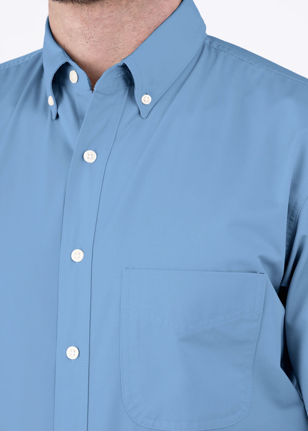 Camisa Hombre Manga Corta Polycotton