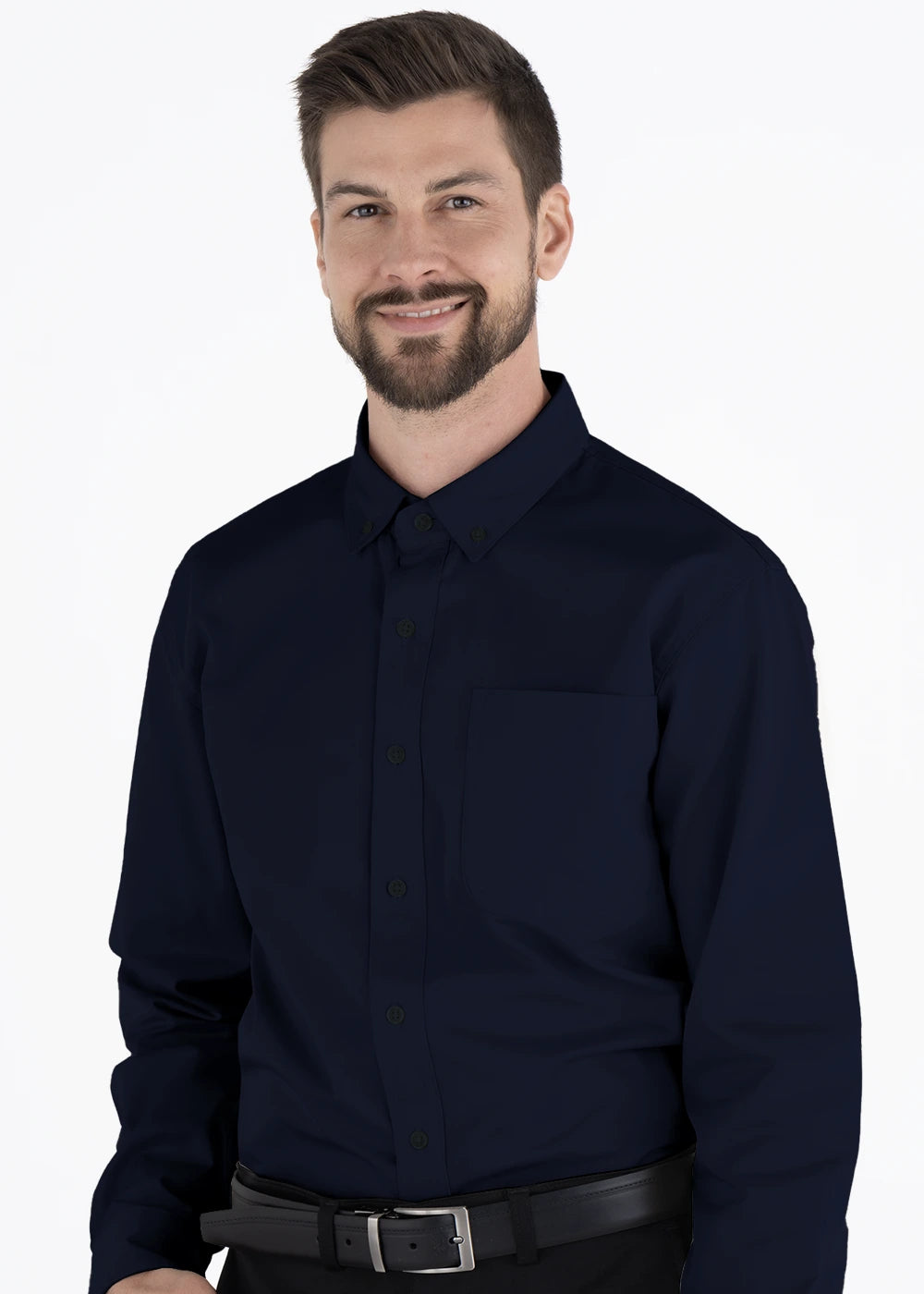 Camisa Hombre Manga Larga Polycotton