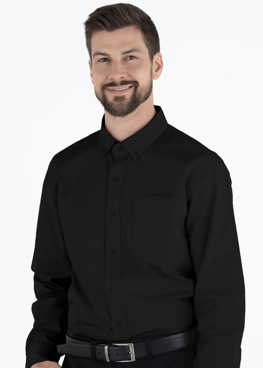 Camisa Hombre Manga Larga Polycotton