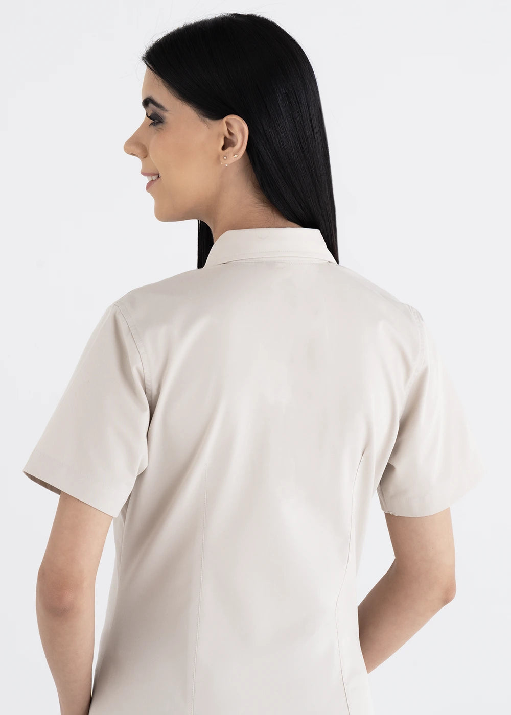 Blusa Mujer Manga Corta Polycotton
