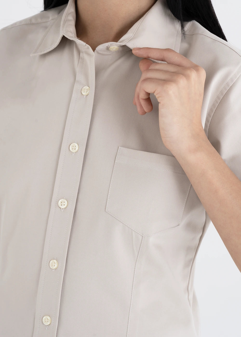 Blusa Mujer Manga Corta Polycotton