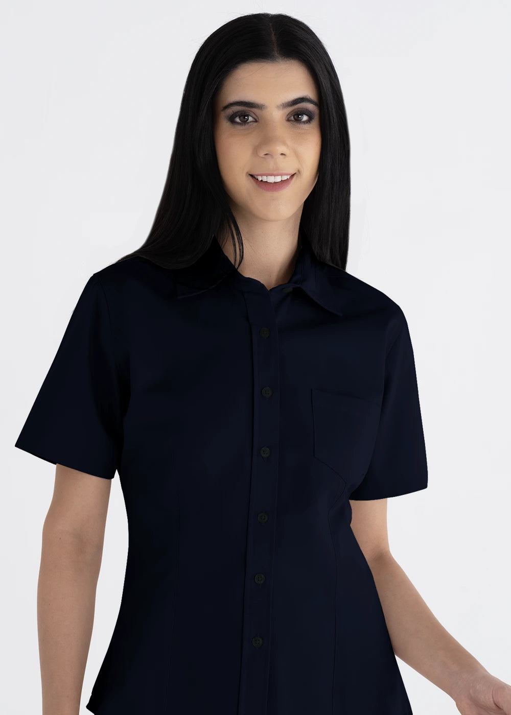 Blusa Mujer Manga Corta Polycotton
