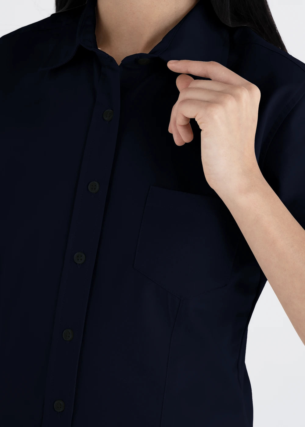 Blusa Mujer Manga Corta Polycotton