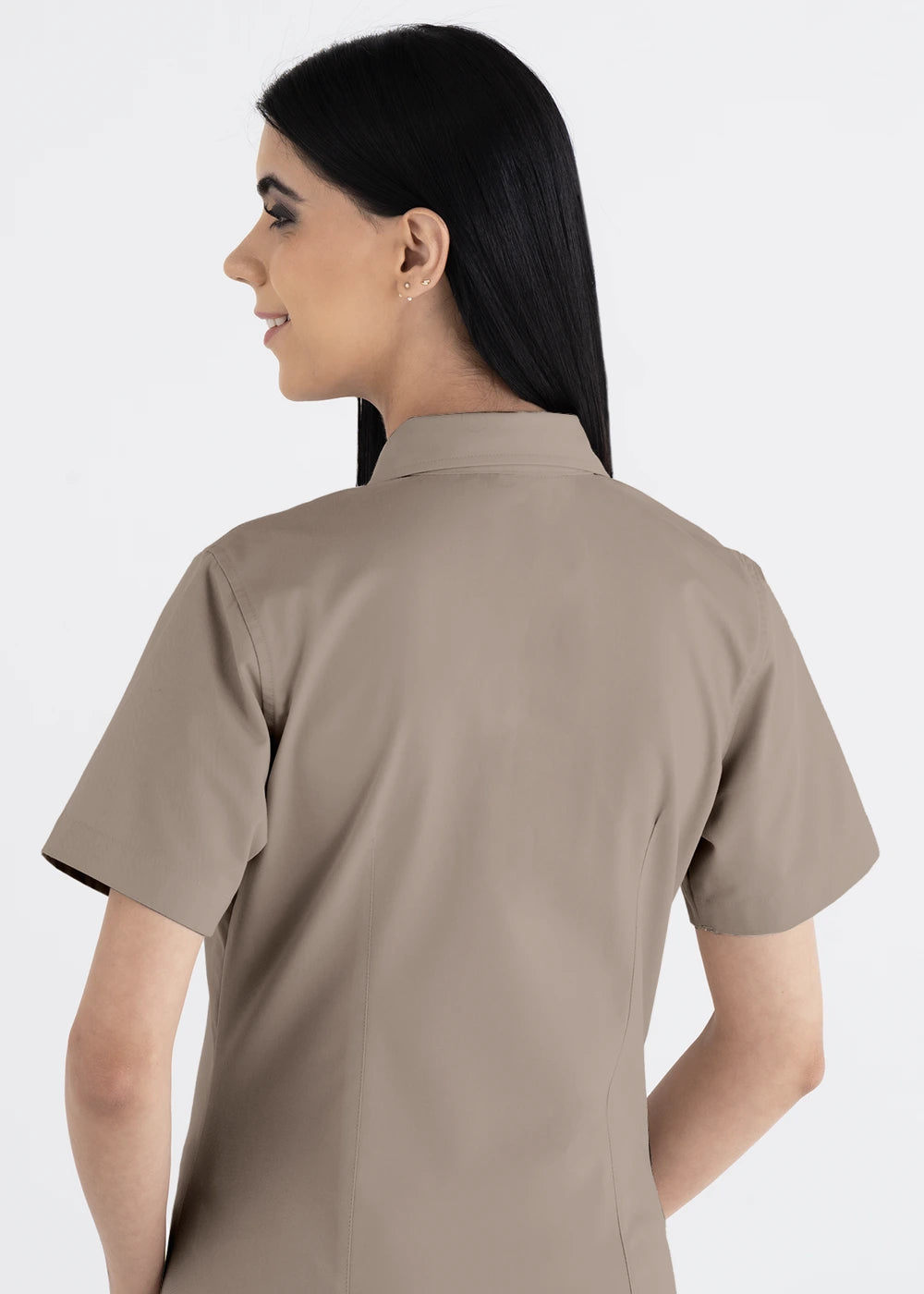 Blusa Mujer Manga Corta Polycotton