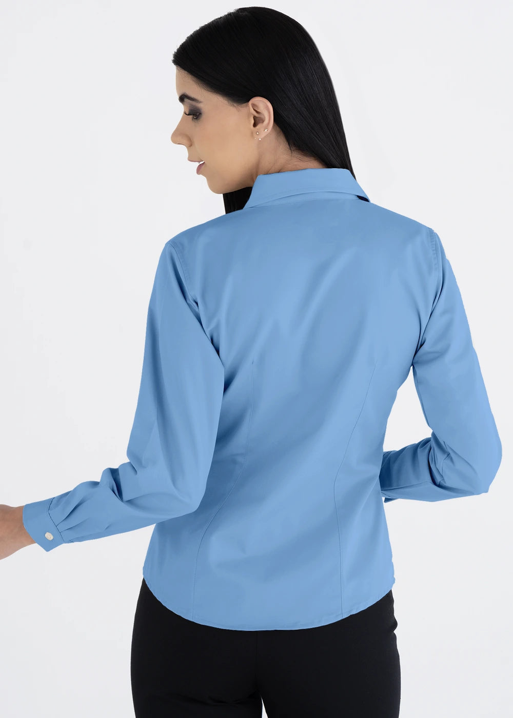 Blusa Mujer Manga Larga Polycotton