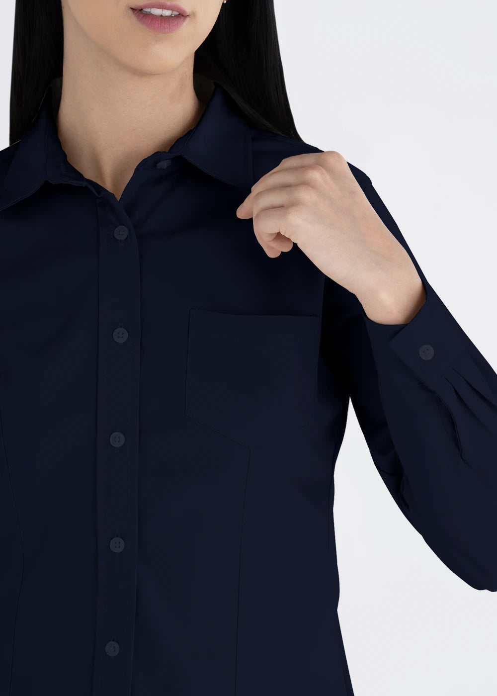 Blusa Mujer Manga Larga Polycotton