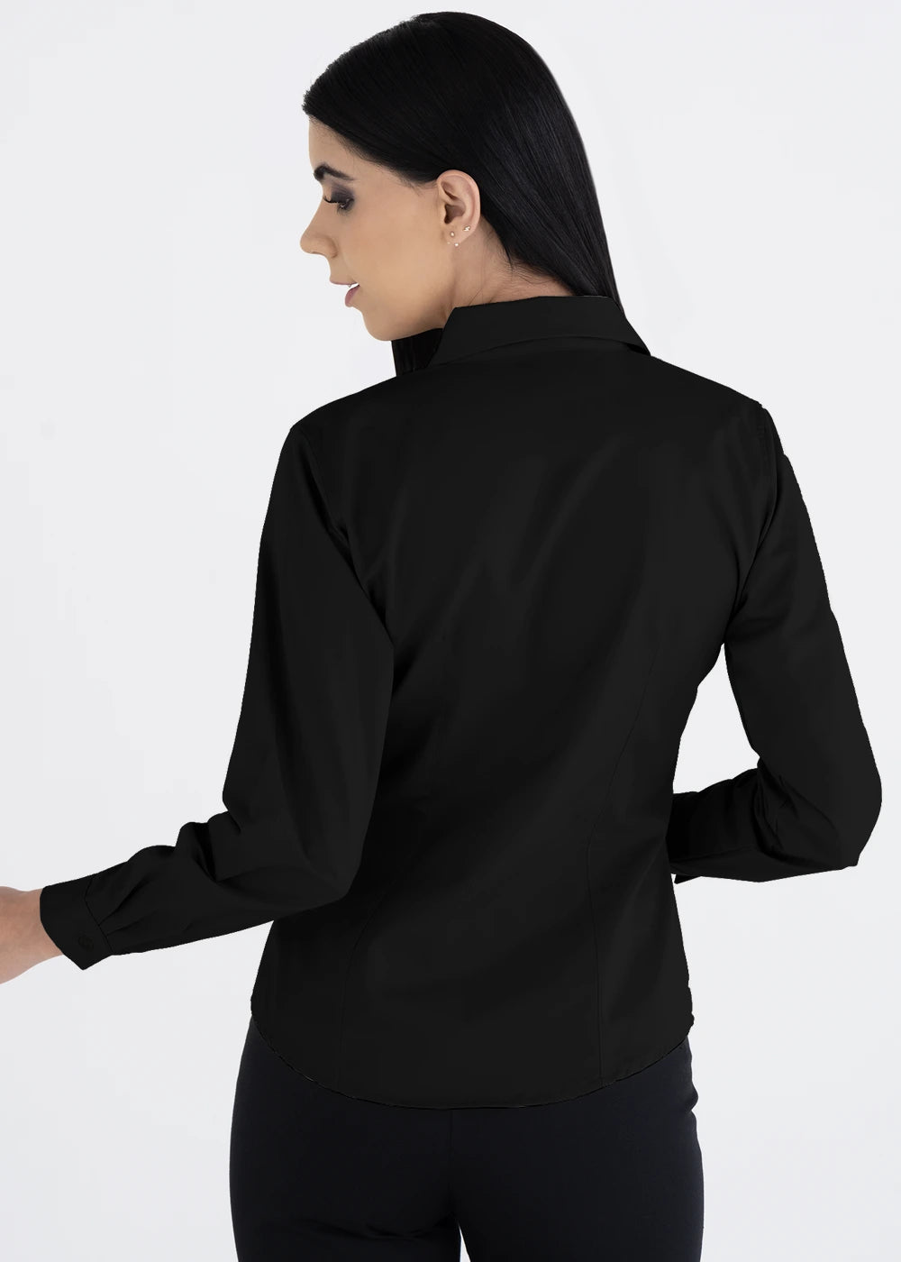 Blusa Mujer Manga Larga Polycotton