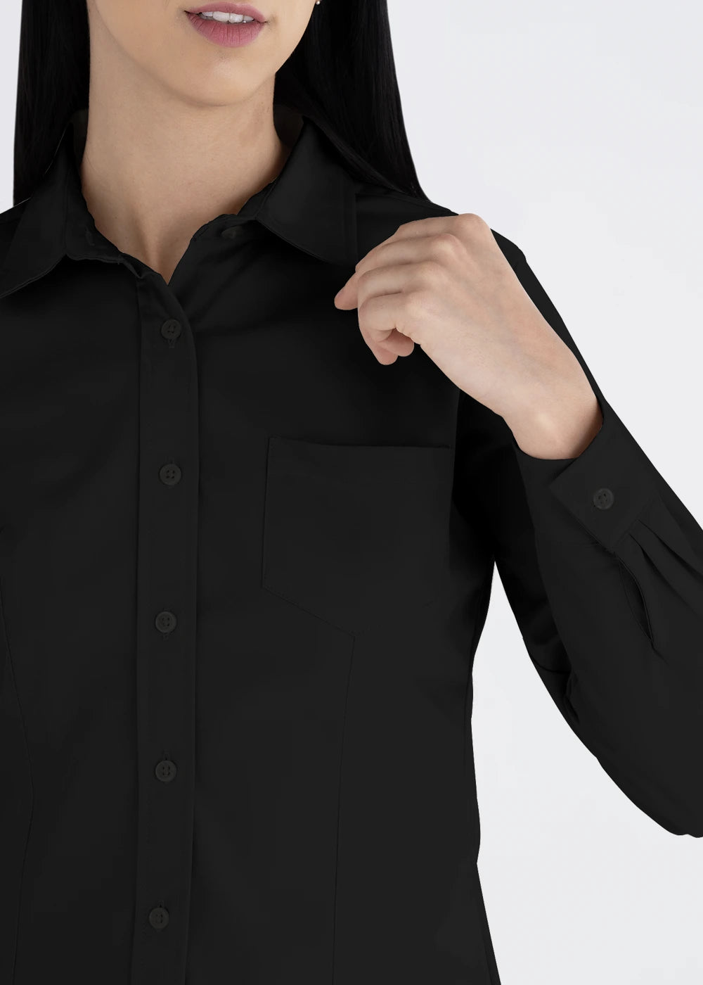 Blusa Mujer Manga Larga Polycotton