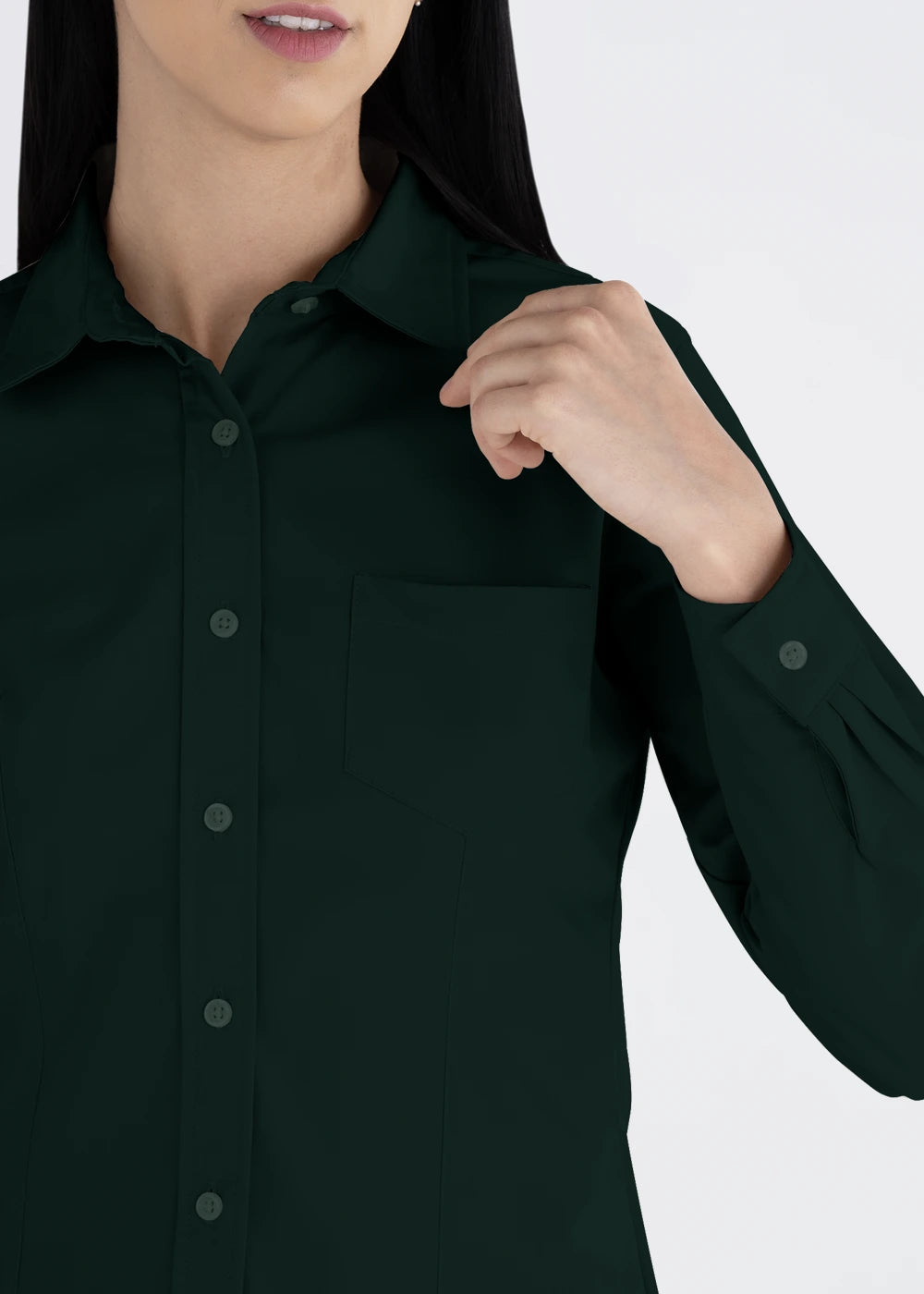 Blusa Mujer Manga Larga Polycotton