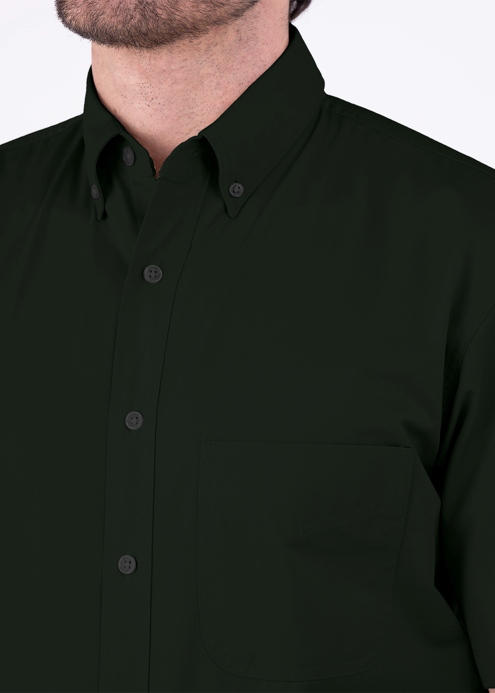 Camisa Hombre Manga Corta Polycotton