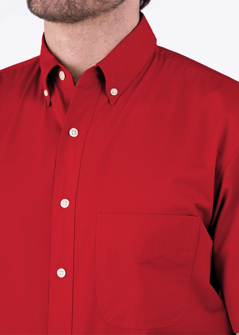 Camisa Hombre Manga Corta Polycotton