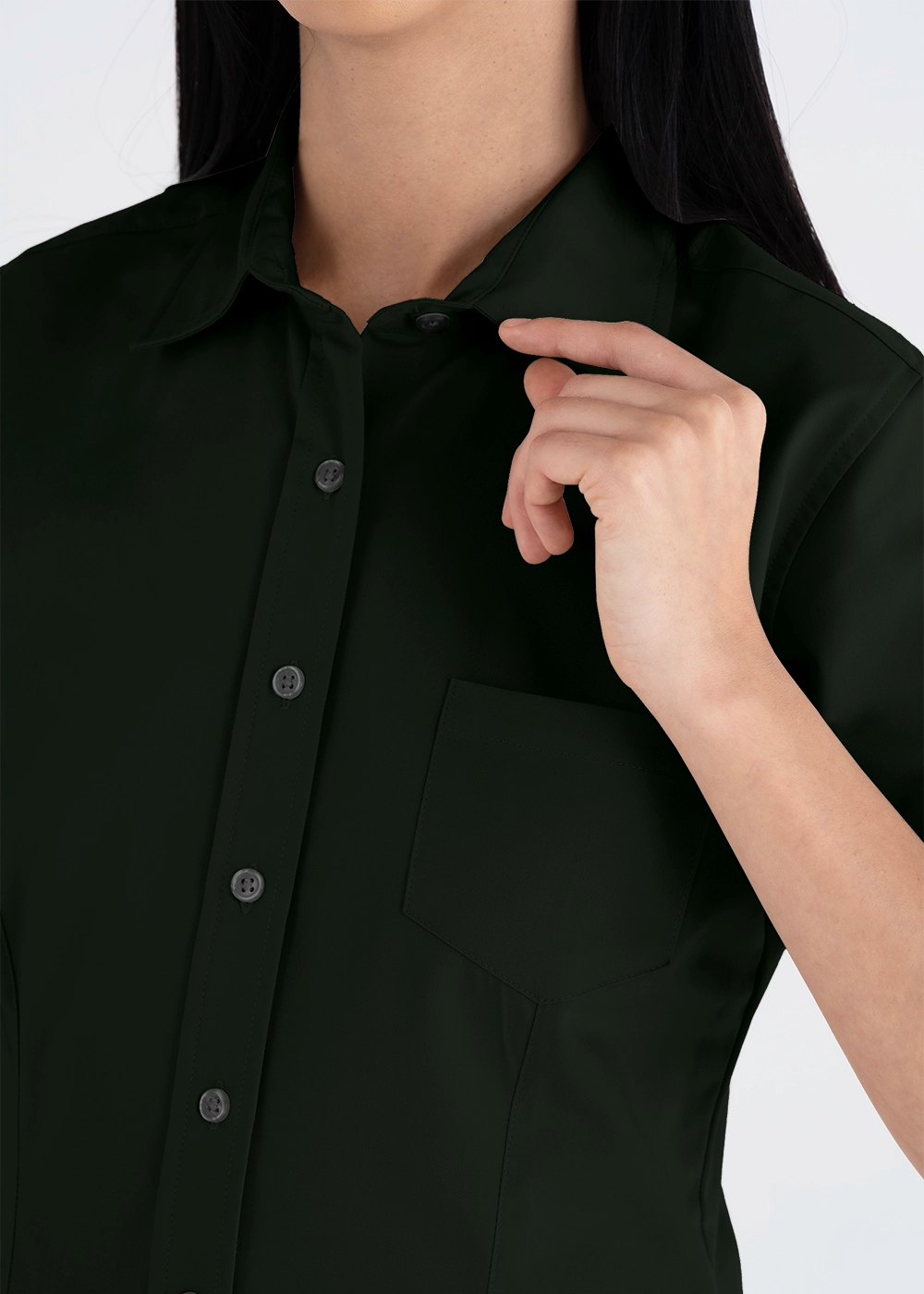 Blusa Mujer Manga Corta Polycotton