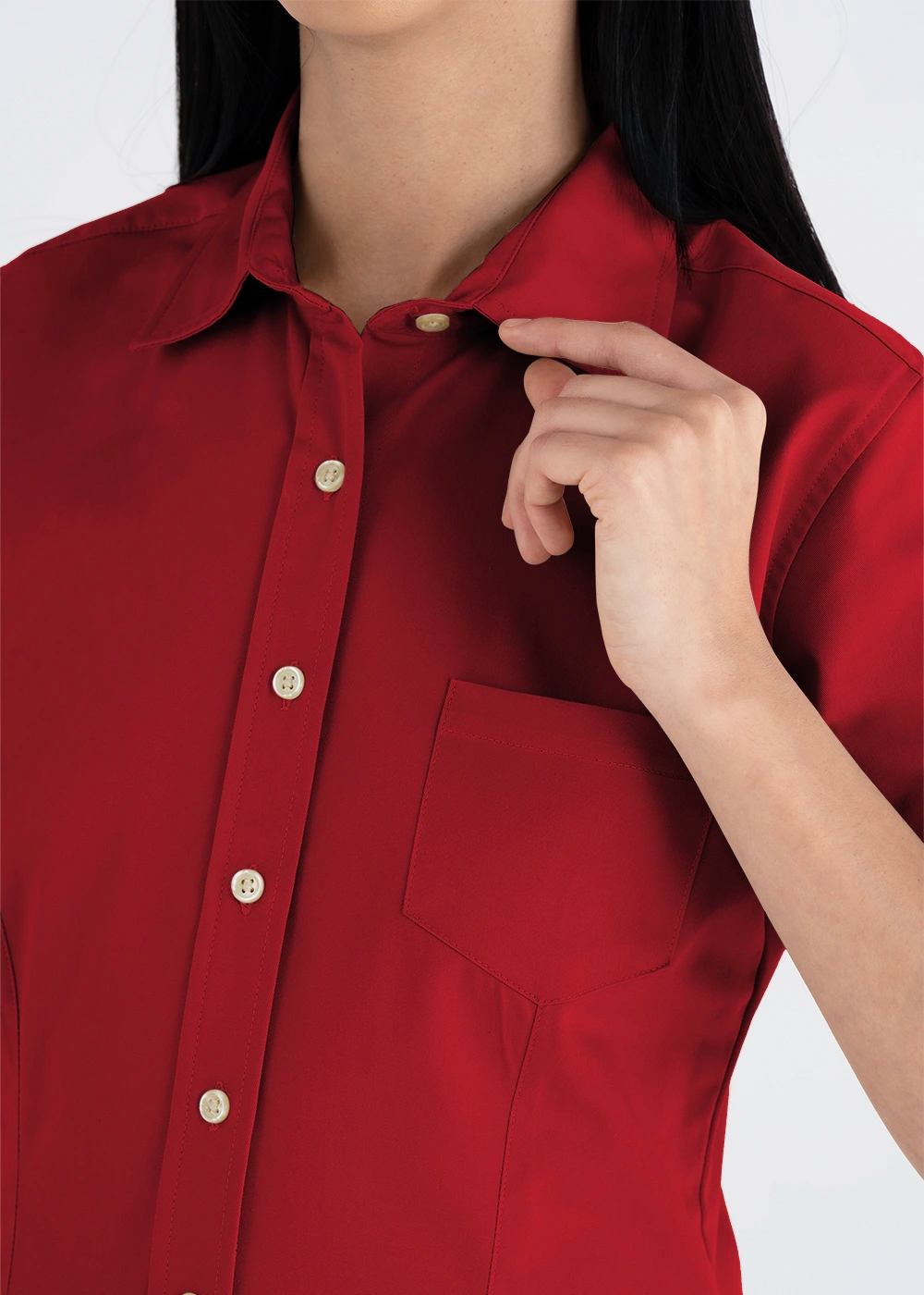 Blusa Mujer Manga Corta Polycotton