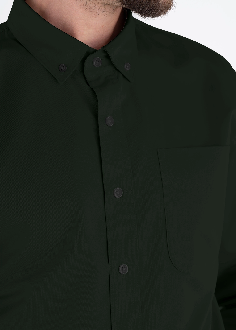 Camisa Hombre Manga Larga Polycotton