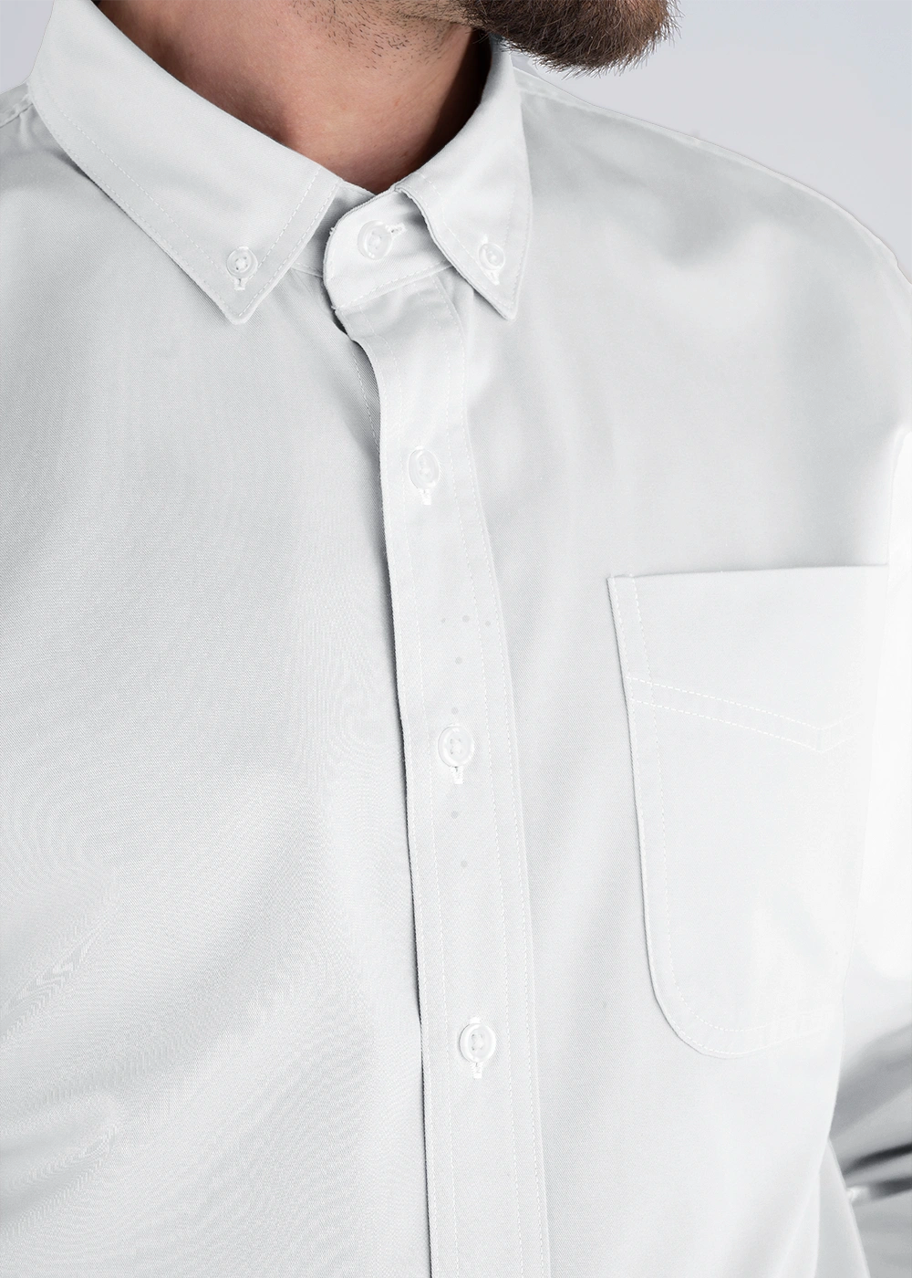 Camisa Hombre Manga Larga Polycotton