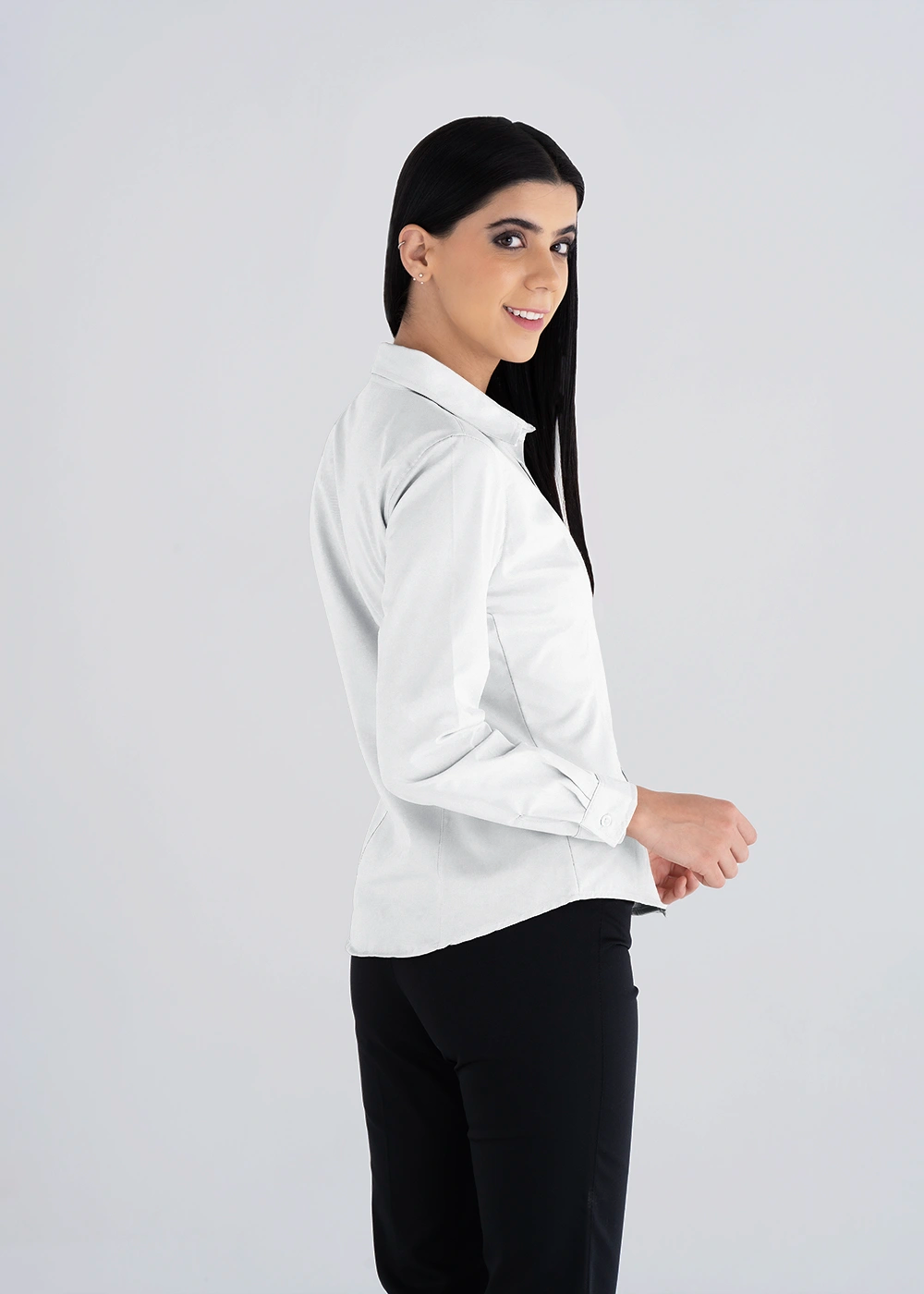 Blusa Mujer Manga Larga Polycotton