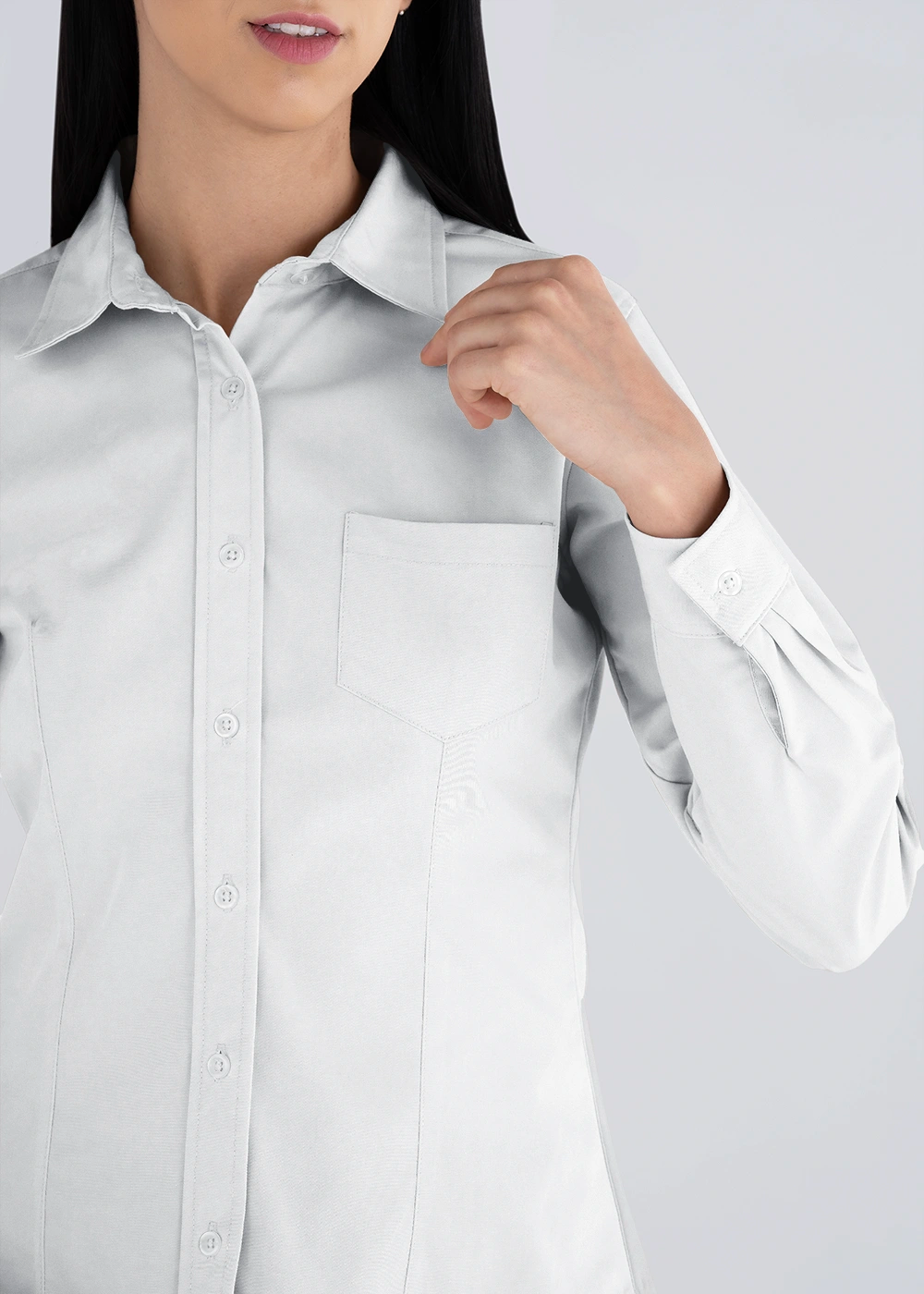 Blusa Mujer Manga Larga Polycotton