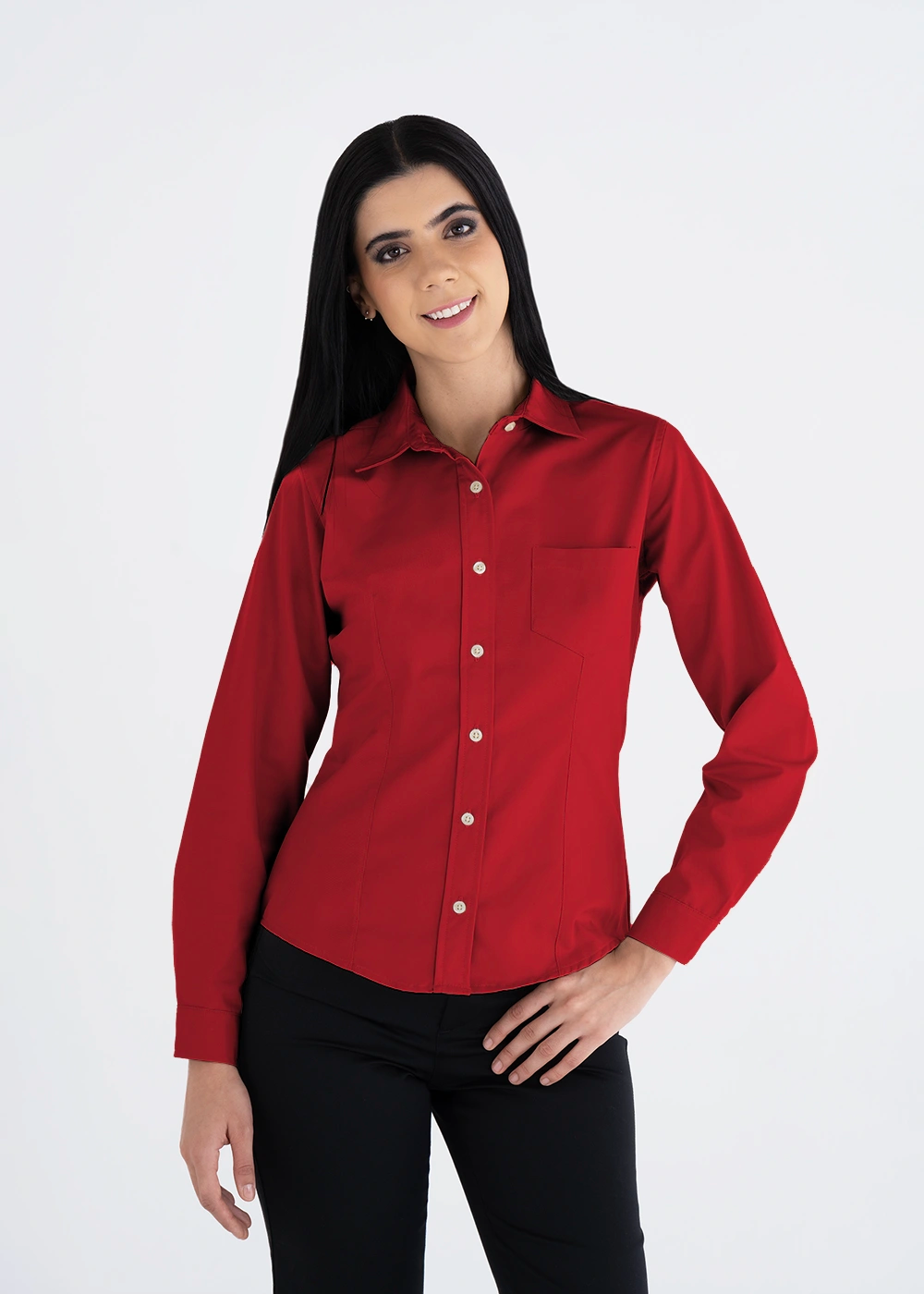 Blusa Mujer Manga Larga Polycotton