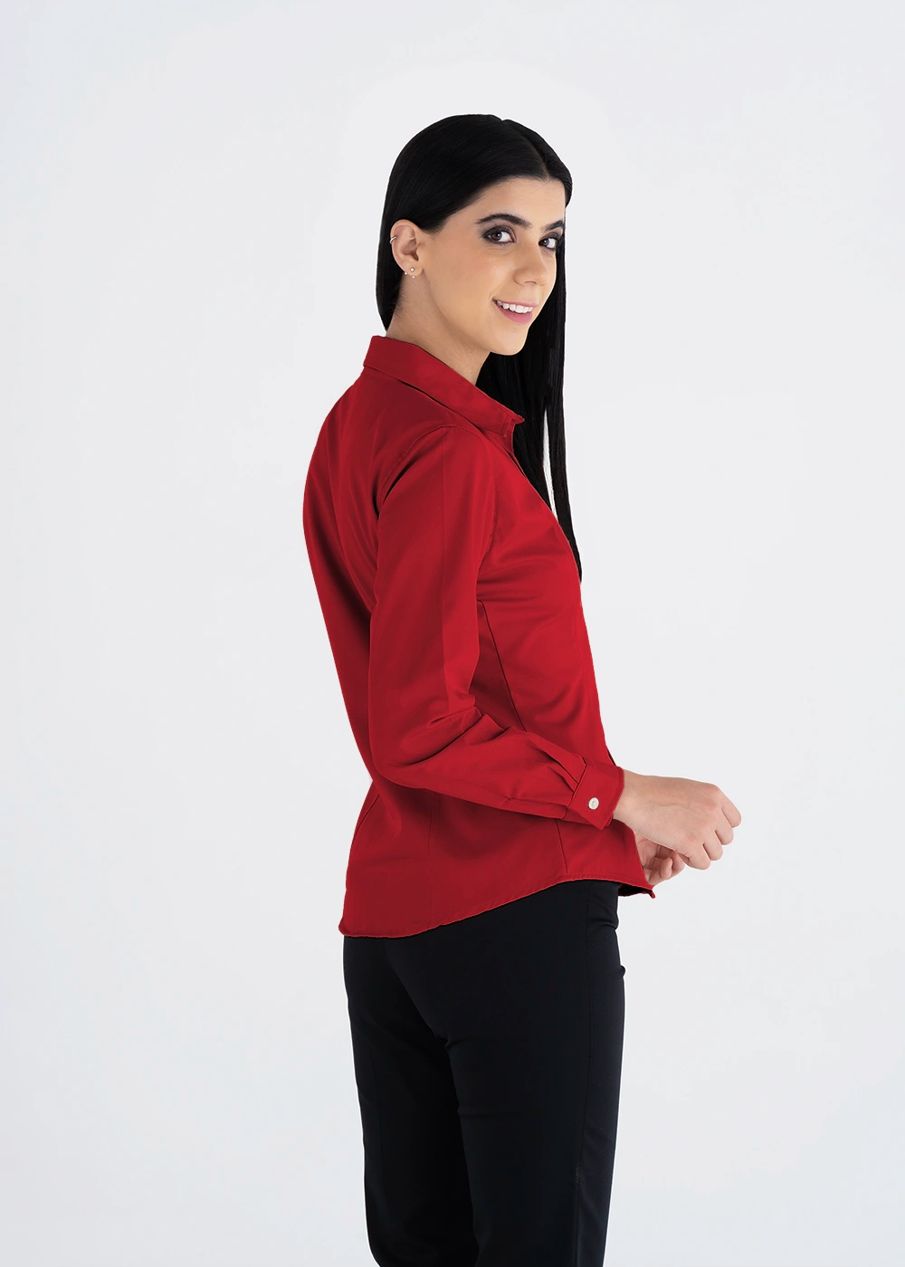 Blusa Mujer Manga Larga Polycotton