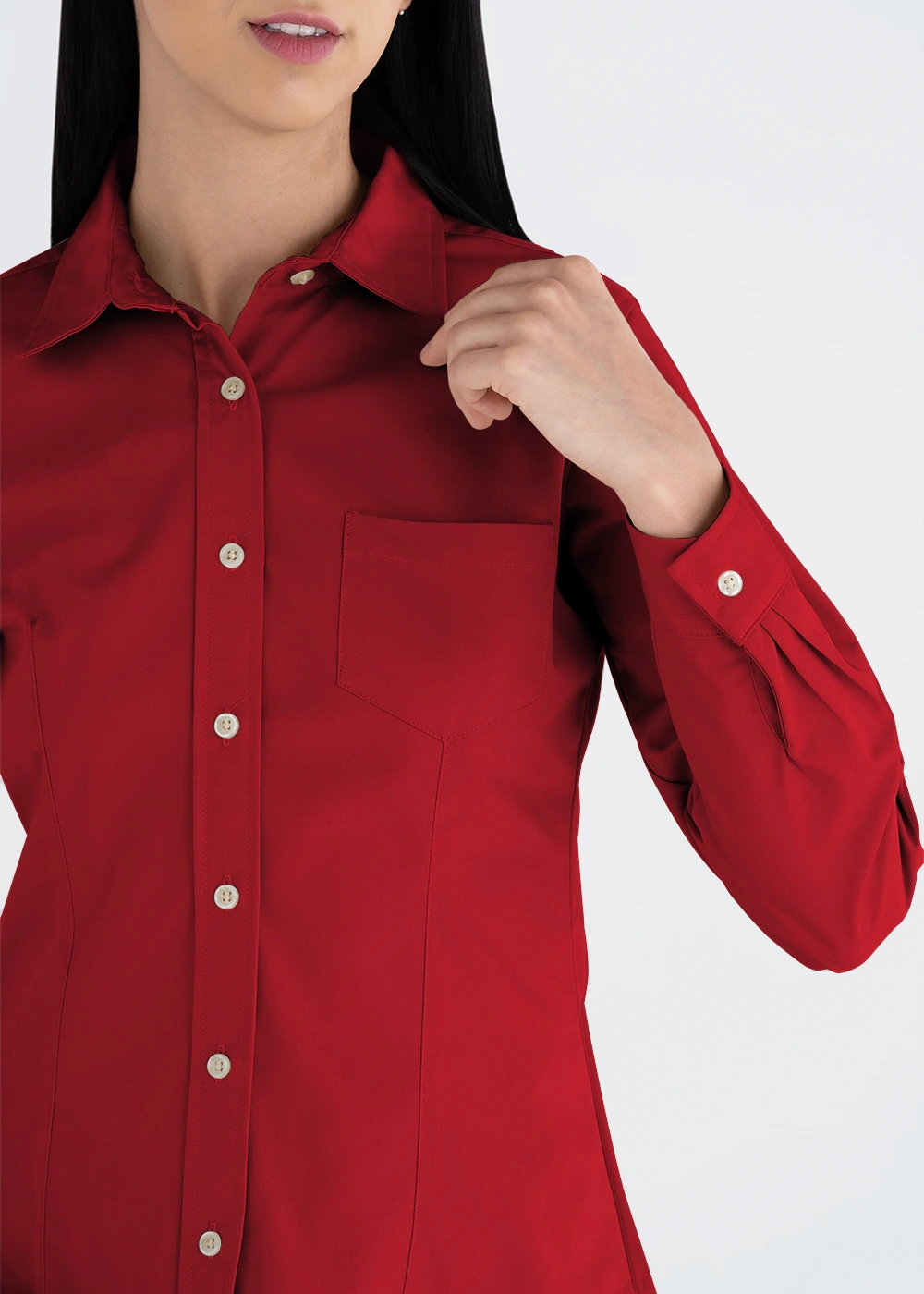 Blusa Mujer Manga Larga Polycotton