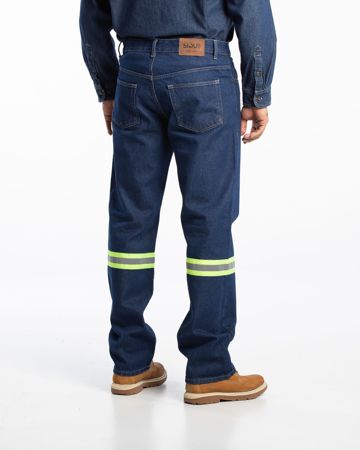 Pantalón Hombre Mezclilla Rinse Reflejante – Mezclilla