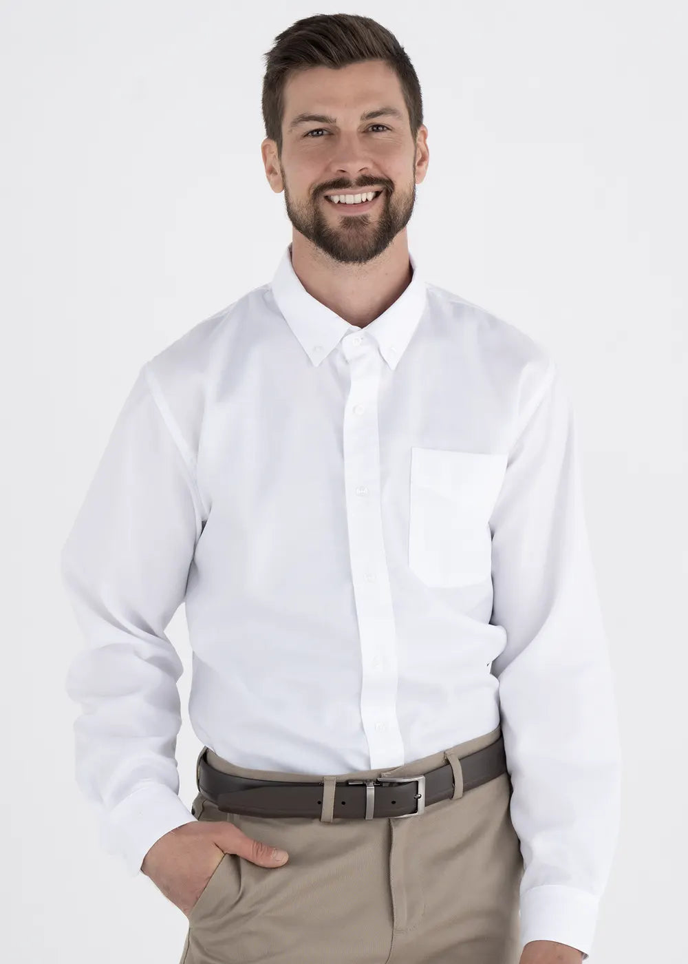 10 Camisas Hombre Manga Larga Pima