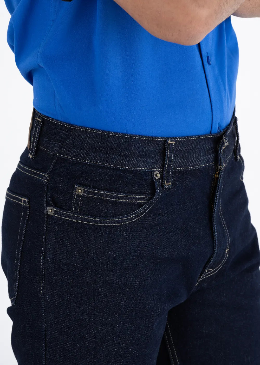 Pantalón Hombre Mezclilla Rinse – Mezclilla