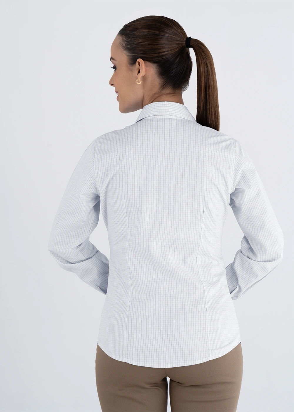 BLUSA SCACHI BLANCO MANGA LARGA