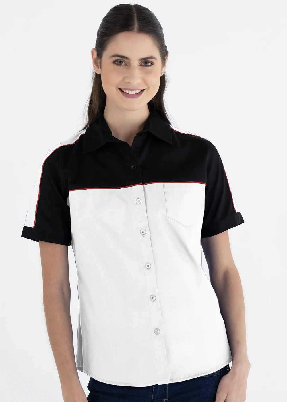 Blusa Mujer Manga Corta Scuderia