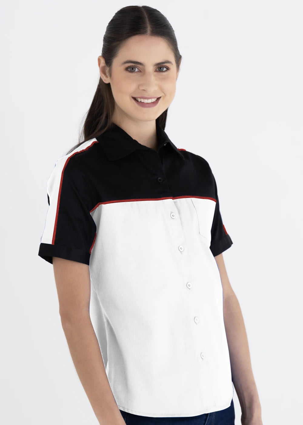 Blusa Mujer Manga Corta Scuderia