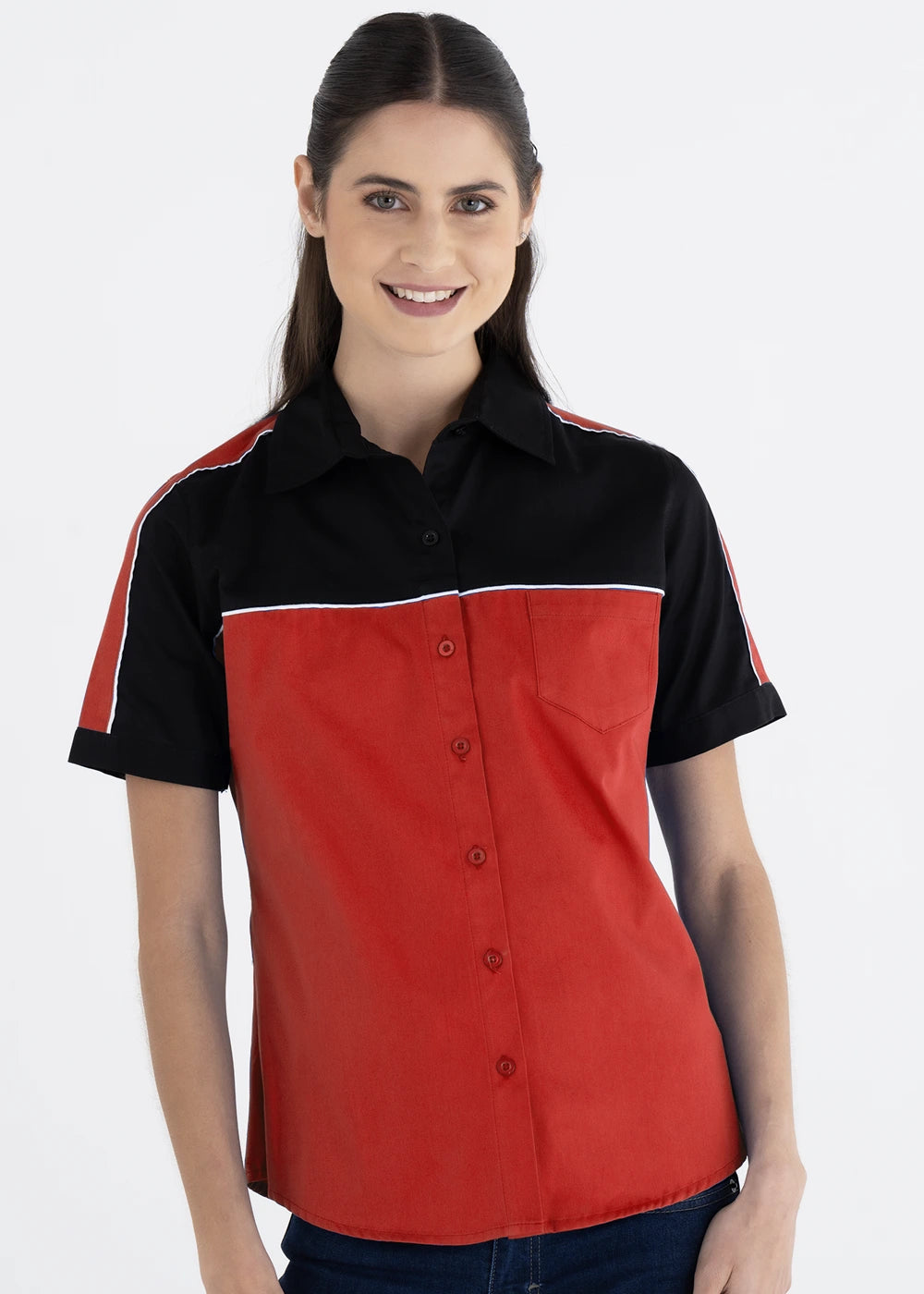 Blusa Mujer Manga Corta Scuderia