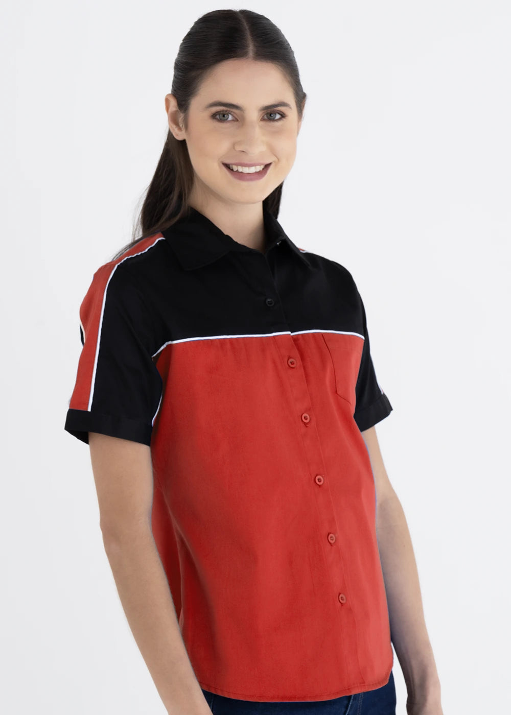 Blusa Mujer Manga Corta Scuderia